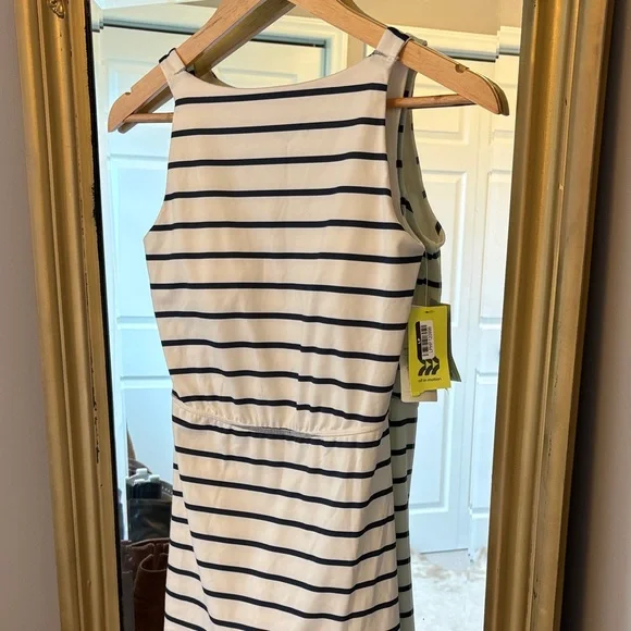 All in Motion Navy and White Striped Skort Dress - Picture 3 of 7